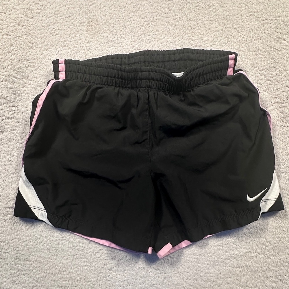 Nike Running Shorts Athletic Gym Workout Black Pink White Shorts Y2K